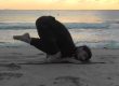 Baby Bakasana, Baby Crow pose variation