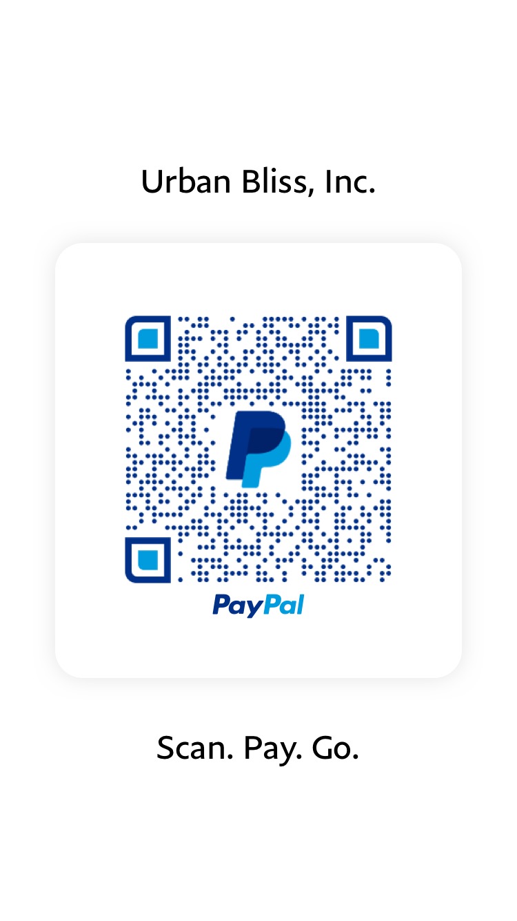 Pay Urban Bliss Yoga via PayPal Pay Urban Bliss Yoga via PayPal