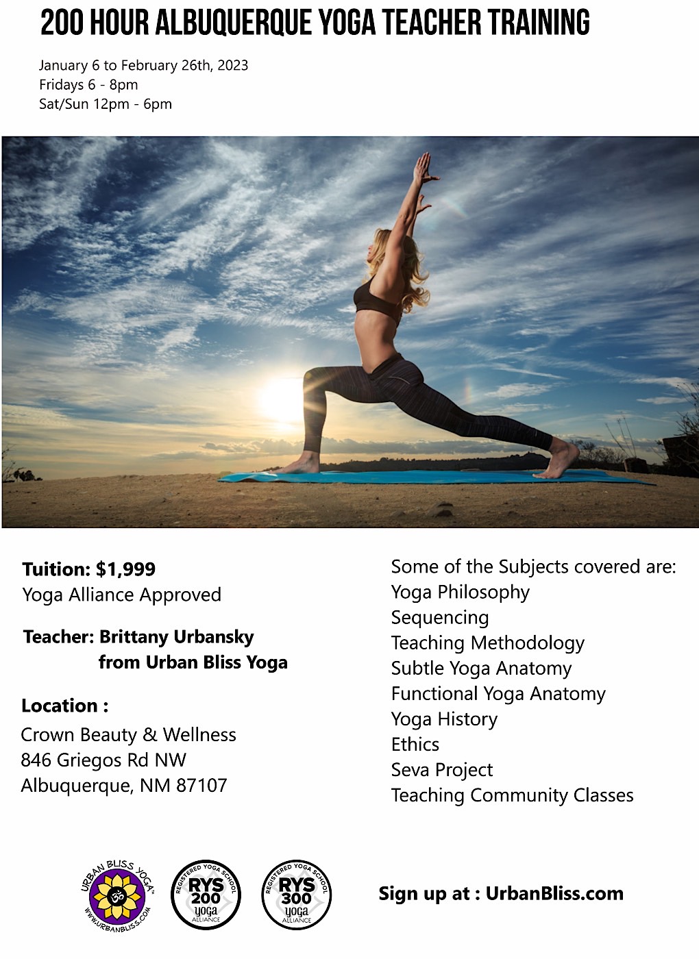 Albuquerque Yoga Teacher Training