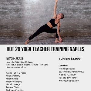 Hot 26 Yoga Teacher Training Naples.