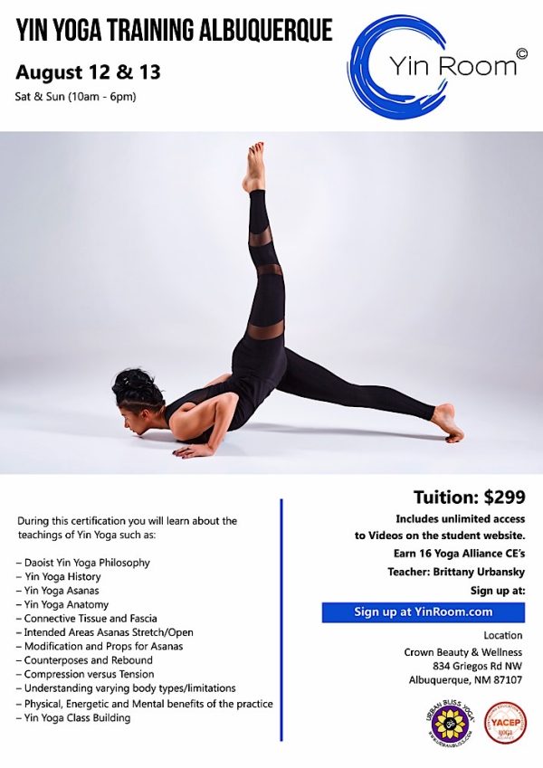 Albuquerque Yin Yoga Certification
