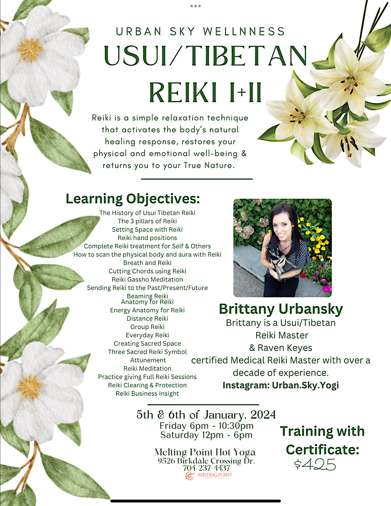 Huntersville Reiki Training