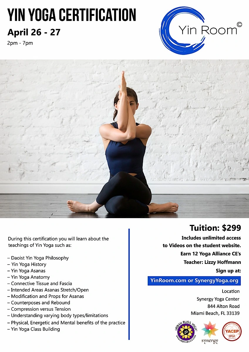 Yin Yoga Certification in Miami Beach